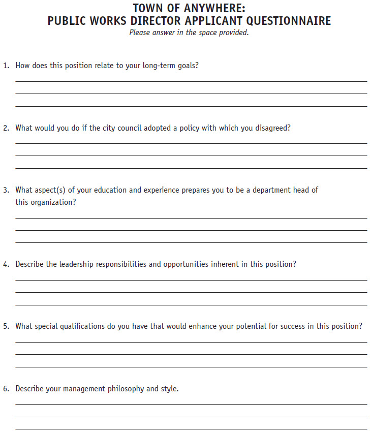 Sample Pre Interview Questionnaire Mtas